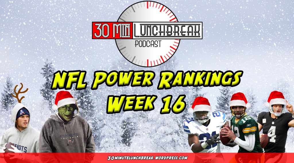 NFL Power Rankings: Week&nbsp;16