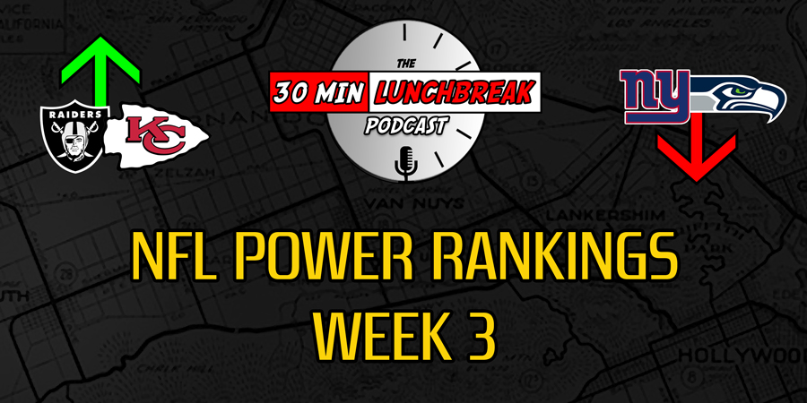 2017 NFL POWER RANKINGS: Week&nbsp;3