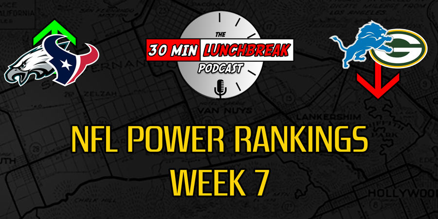 2017 NFL POWER RANKINGS: Week&nbsp;7