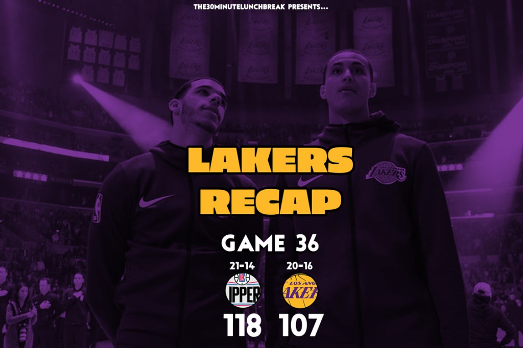 2018/19 LA Lakers Recap: Game&nbsp;36