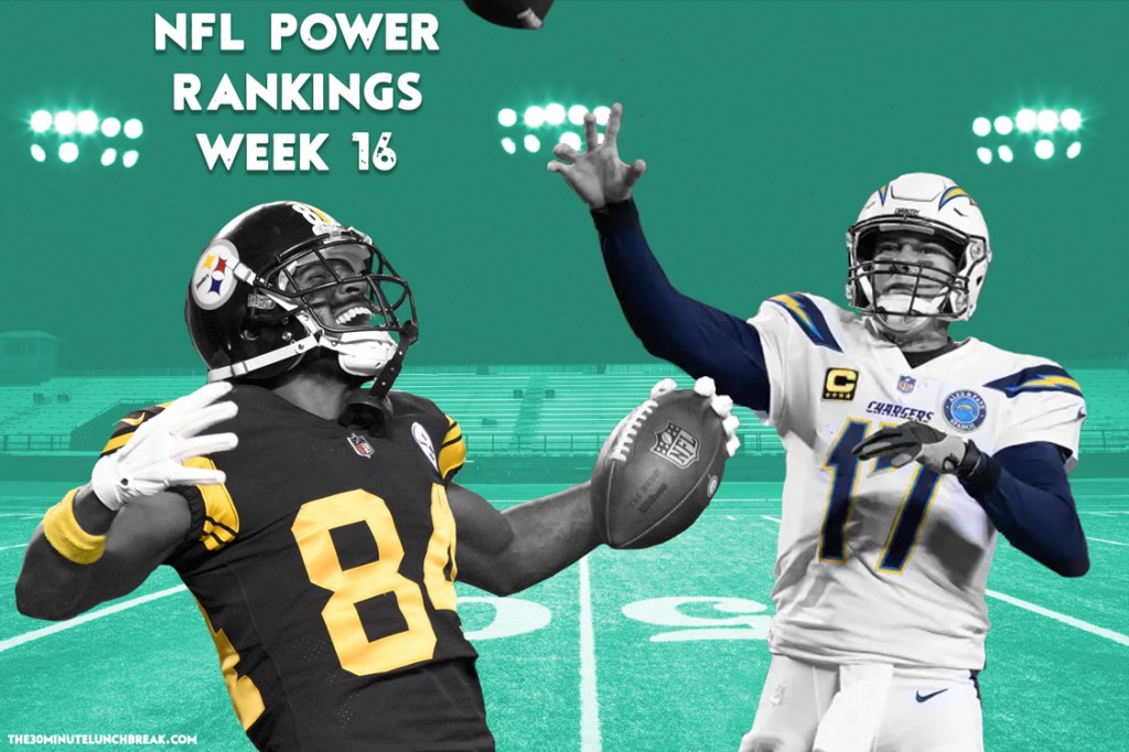 NFL Power Rankings: Week&nbsp;16