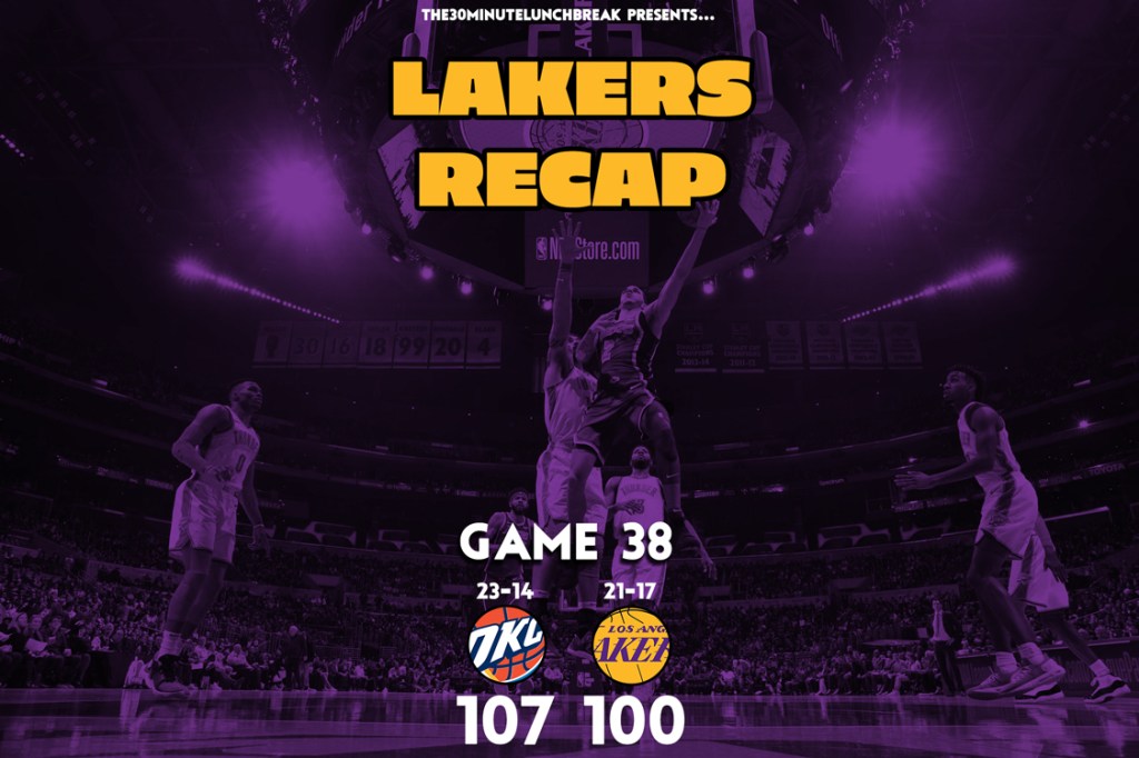2018/19 LA Lakers Recap: Game&nbsp;38